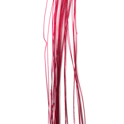 Sârmă pentru flori culoare ciclam 0.5 mm ~80 cm - 30 bucăți