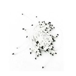 Στήμονες δίχρωμοι 2x7x63 mm λευκό/ μαύρο ~ 144 τεμάχια