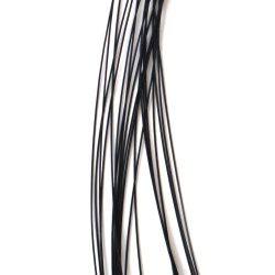 Sârmă de flori neagră 0,9 mm ~82 cm - 20 bucăți