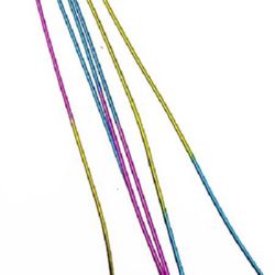 Floral wire 0.9 mm ~82 cm color rainbow - 20 pieces