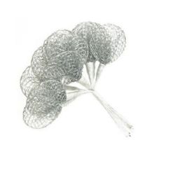Not Available Online. You can also buy at EM ART stores and at +359 884 000 893 Decorative Silver Branches for Christmas Decoration, Cards, Bouquets / 40 mm - 12 pieces