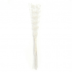 Twig pearls 210 mm color white -30 pieces
