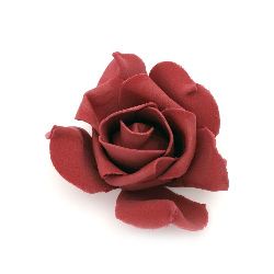 Stoc epuizat. Primeste notificare pe email cand produsul revine in stoc Culoare trandafir 70x45 mm cauciuc bordeaux -5 bucăți