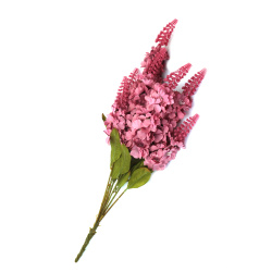 Delphinium for Decoration, 600 mm, Pink Color - 7 branches