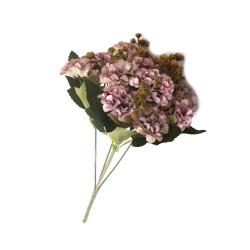 Carnation Bouquet, 320 mm, Light Purple - 5 branches