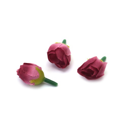 Culoare roz 20 mm cu ciot de montare violet - 10 bucăți