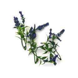 Creangă de lavandă 100x20 mm culoare violet - 5 bucăți