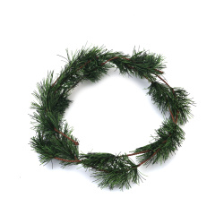 Beautiful Decorative Pine Branch – 4.5 cm, ~120 m – Ideal for Christmas Garlands, Festive Home Decor and Creative Crafts