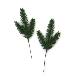 Realistic Decorative Pine Branches – 17.5x7x2 cm, Set of 4 – Perfect for Festive Arrangements and Christmas Decorations