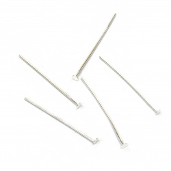 Head Pin for Jewelry Making / 14 mm / Color: White -10 grams ~ 165 pieces