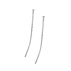 Metal Connecting Pin for Jewelry Design / 50 mm / Graphite - 10 grams ~ 45 pieces