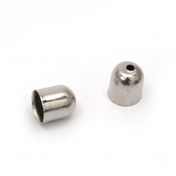 Palarie metalica tip 4x5 mm culoare argintiu -50 bucati