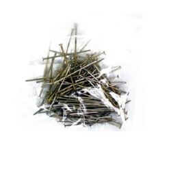 Flat Head Pins / 24 mm / Silver - 10 grams - 115 pieces