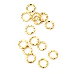 Inel metalic 5x0,7 mm culoare auriu -200 bucăți