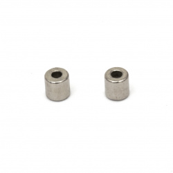 Metal Magnetic Clasp / 4x9 mm, Hole: 0.5±1 mm - 5 sets