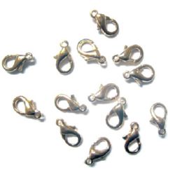 Lobster Claw Clasp Jewellery Making 5x10 mm color copper -50 pieces