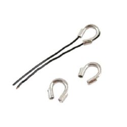 Stoc epuizat. Primeste notificare pe email cand produsul revine in stoc Opritor metalic orificiu 4x5 mm 0,5 mm culoare argintiu -50 bucăți