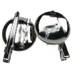 Baza pentru broșă metalică cu clemă și ac din oțel inoxidabil de 28x45 mm