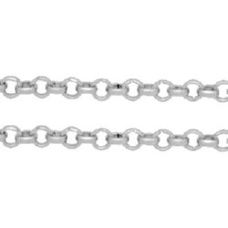 Chain 2.5x1 mm color silver -1 meter