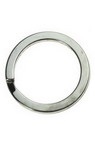 Flat Double Coil Jump Ring Stainless Steel 30x2.5 mm, Silver Color - 5 pcs