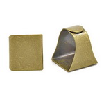 Stoc epuizat. Primeste notificare pe email cand produsul revine in stoc Bază metalică pentru țiglă inelară 19x20 mm culoare reglabilă bronz antic