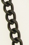 Metal Flat Chain / 7x5x1.5 mm / Silver Color - 1 meter