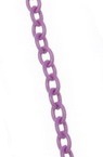 Color Jewelry Chain / 4x3x0.5 mm / Purple - 1 meter