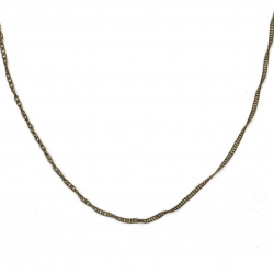 Chain, 2.5x1.7x0.3 mm, bronze color - 1 meter