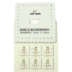 Disc Kumihimo pentru tricotat, kumihimo pătrat-15 x 15 cm
