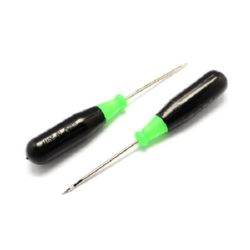 Awl 130x18 mm with ear 2x1 mm with plastic handle and metal blade
