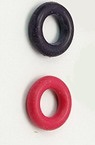 Separator rubber 7x2 mm hole 4 mm MIX - 20 pieces