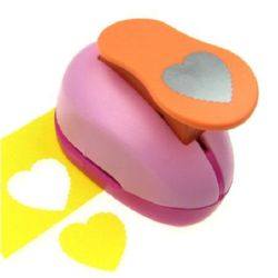 Scrapbook Punch for Cardboard & EVA, Heart, 25mm