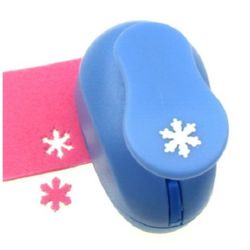 Scrapbook Punch, for cardboard and EVA, Snowflake, 10mm