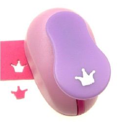 Scrapbook Punch, for cardboard and EVA, Crown, 10mm