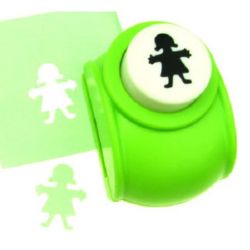Scrapbook punch 32 mm for cardboard up to 160 g/m2 decorative element in girl shape