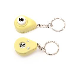 Punch - keychain 10 mm for cardboard up to 160 g / m2 rabbit always with you, easy to use, even for children