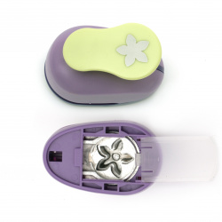 Paper Punch, 25 mm Shape: Flower with 5 petals, for cardboard and EVA, for Decoration and DIY Craft