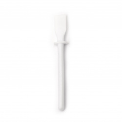 Plastic white spatula, cast 15x118x1 mm for drawing and modeling - 10 pieces
