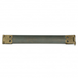 Rame interioare metalice flexibile, clemă cu arc pentru poșetă 12x1,4 cm culoare bronz antic