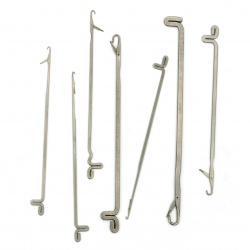 Hook for hooking without handle different sizes -7 pieces
