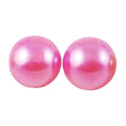 Cabochon Pearl Beads, Half Round for Gluing, DIY, Decoration, Scrapbooking, Decoupage 6x3 mm pink -100 pieces