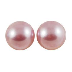 Cabochon Pearl Beads, Half Round for Gluing, DIY, Decoration, Scrapbooking, Decoupage 6x3 mm purple light -100 pieces