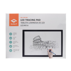 LED Tracing Pad A4 (20x30 cm) SUNLIT with Light Adjustment - 3 levels