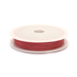 Cablu de oțel 0,38 mm culoare roz ~ 25 metri