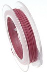 Cablu de oțel 0,45 mm culoare roz -10 metri