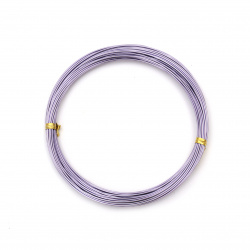 Aluminum wire 1 mm purple purple -10 meters