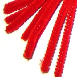 Телени пръчки цвят червен -30 см -10 броя