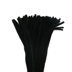 Телени пръчки цвят черен -30 см -10 броя