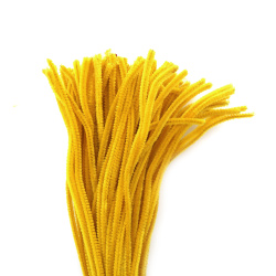 Телени пръчки цвят жълт -30 см -10 броя