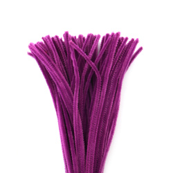 Chenille / Pipe Cleaners, DIY Crafts Decorating, Children purple light -30 cm -10 pieces
